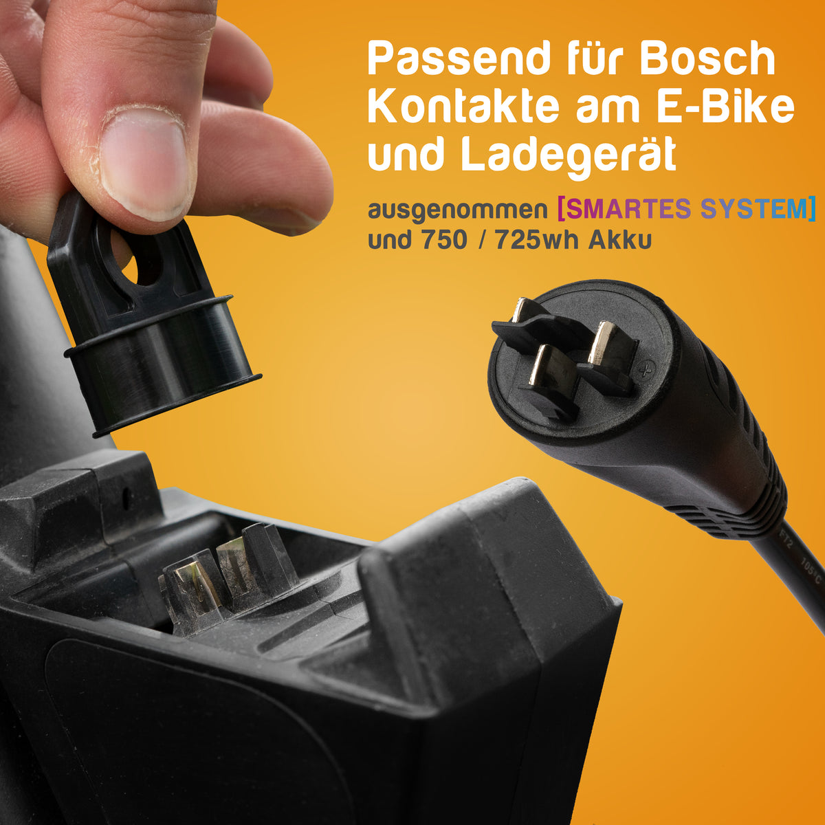 Bosch Akku Pin Abdeckung | Kontaktschutz 2er Set für E-Bike Akku