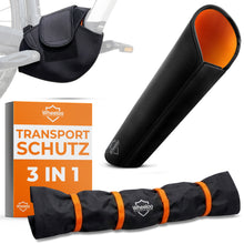 Laden Sie das Bild in den Galerie-Viewer, E-Bike Transportschutz Set 3-teilig für Motor (Neopren-Variante), Akku und Lenker