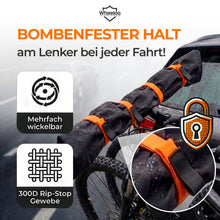 Laden Sie das Bild in den Galerie-Viewer, E-Bike Transportschutz Set 3-teilig für Motor (Neopren-Variante), Akku und Lenker