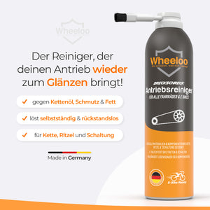 400 ml Kettenreiniger für Fahrradkette & Antrieb I Made in Germany