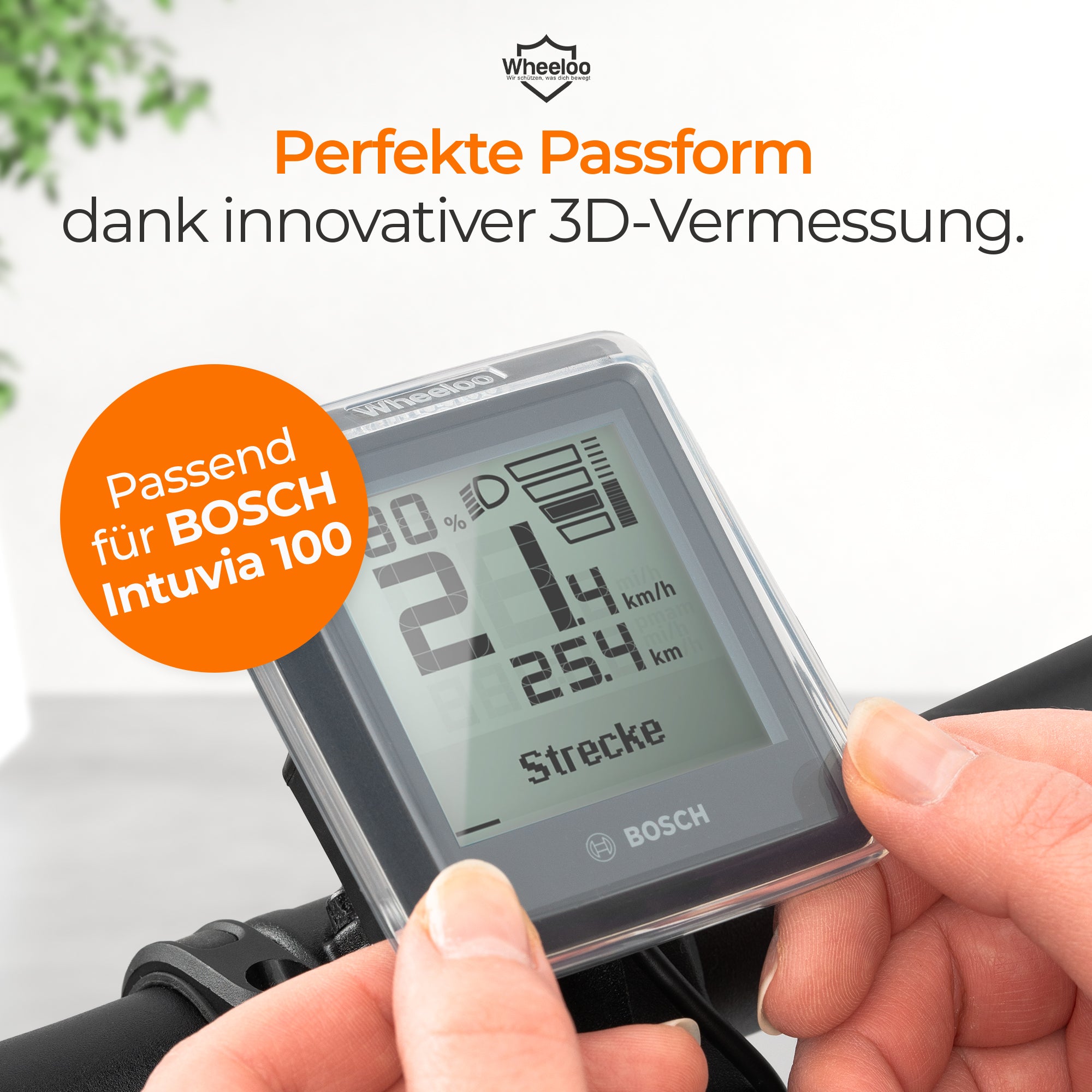 Bosch Intuvia 100 E-Bike Displayschutz inkl. Neoprentasche – Wheeloo-Shop
