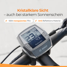 Laden Sie das Bild in den Galerie-Viewer, WHEELOO E-Bike Displayschutz 2er Set | geeignet für Bosch Intuvia Display | Transparent und wasserdicht | Stoß- und Kratzschutz I UV-Beständig I Display Schutzhülle I Ebike Schutz Zubehör