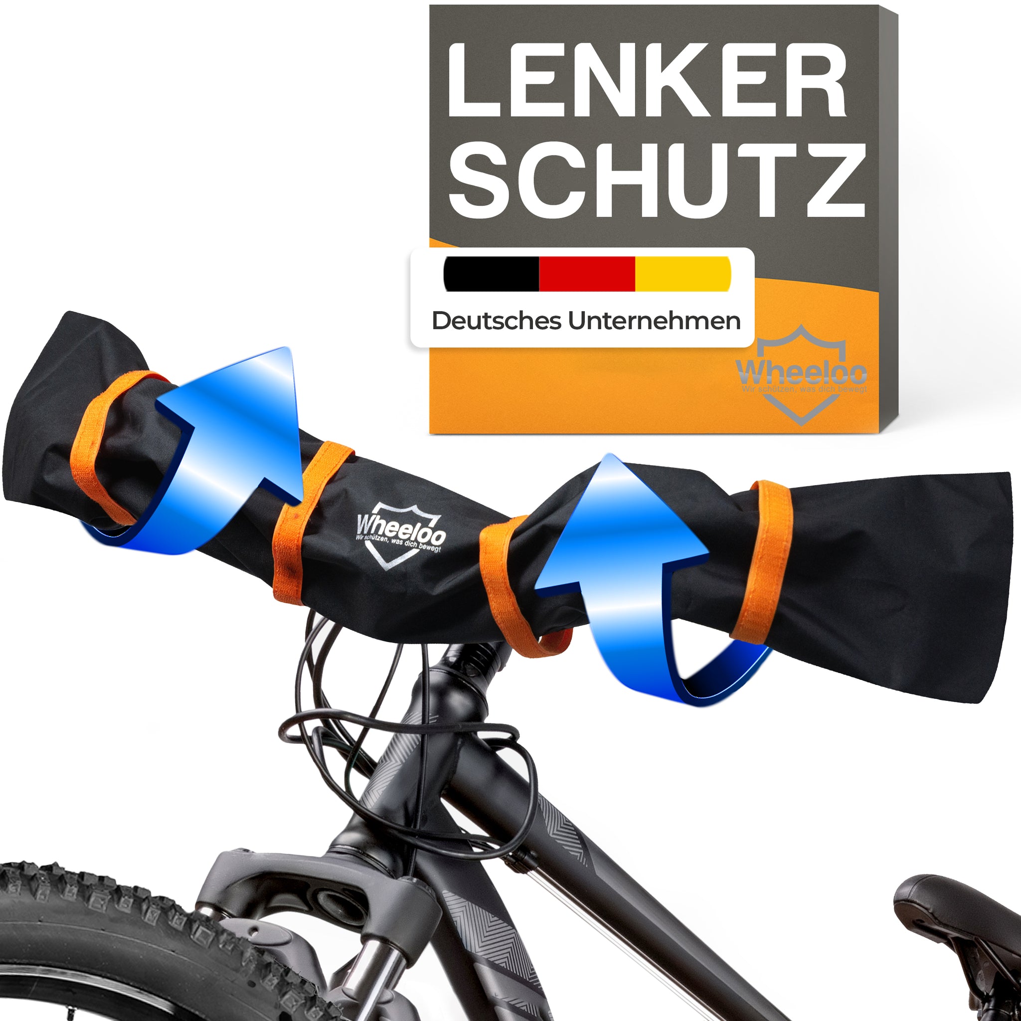 fahrradlenker ebike E-Bike Lenkerschutz Hülle zum Fahrrad-Transport am Auto – Wheeloo-Shop