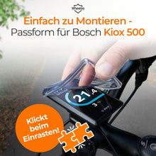 Laden Sie das Bild in den Galerie-Viewer, Bosch Kiox 500 Displayschutz für Ebike I Display Schutzhülle von Wheeloo