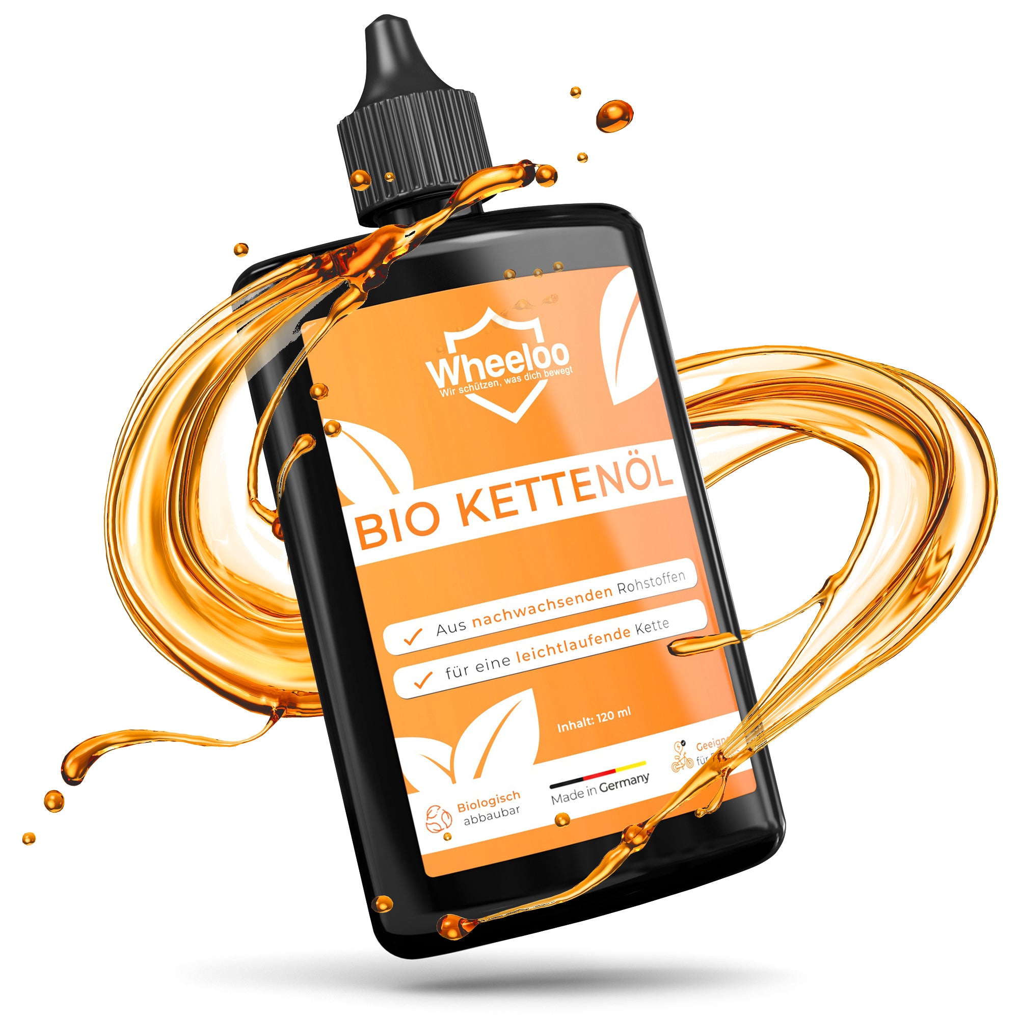 fahrrad kettenöl e-bike Fahrrad Kettenöl Bio 120 ml für alle Antriebskomponenten – Wheeloo-Shop