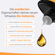 Laden Sie das Bild in den Galerie-Viewer, Fahrrad Kettenöl  Bio 120 ml für alle Antriebskomponenten