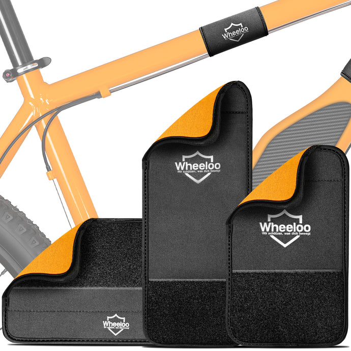 E-Bike Transportschutz Set 3 teilig I Fahrradträger Rahmenschutz universal passend