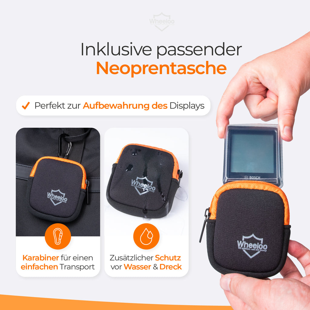 Honju BIKE Neoprentasche Für Bosch Intuvia 100 E-Bike Display - 5