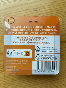 WHEELOO Kontaktschutz Abdeckung für Bosch E-Bike Smartes System I 2er Set I orange I eBike Akku Zubehör I Ladekabel Pin Schutz