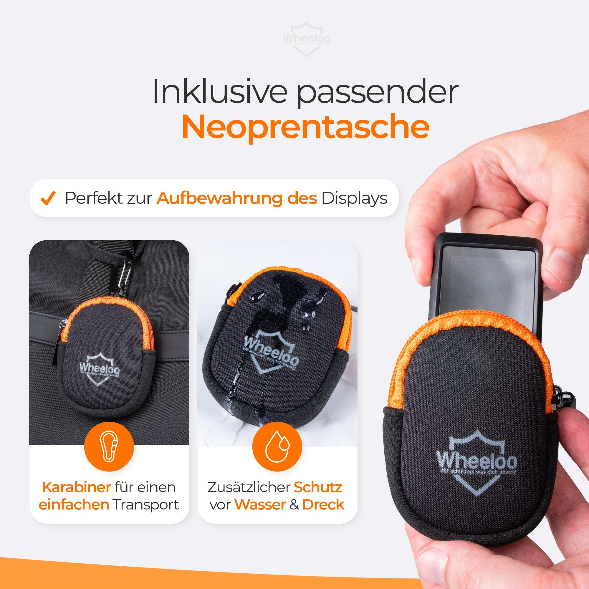Besudo Protection d'écran pour Bosch Kiox avec étui de protection en Besudo Protection d'écran pour Bosch Kiox avec étui de protection en
