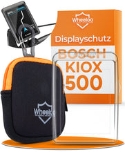 Laden Sie das Bild in den Galerie-Viewer, Bosch Kiox 500 Displayschutz Set I Neoprentasche + transparente Schutzhülle