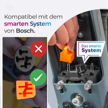 Laden Sie das Bild in den Galerie-Viewer, WHEELOO Kontaktschutz Abdeckung für Bosch E-Bike Smartes System I 2er Set I orange I eBike Akku Zubehör I Ladekabel Pin Schutz