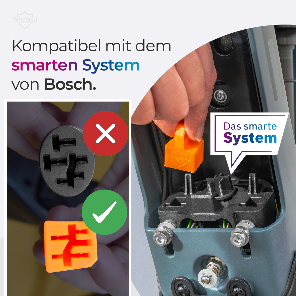 E-Bike Kontaktschutz Abdeckung für Bosch Smartes System I 2er Set ...