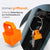 WHEELOO Kontaktschutz Abdeckung für Bosch E-Bike Smartes System I 2er Set I orange I eBike Akku Zubehör I Ladekabel Pin Schutz
