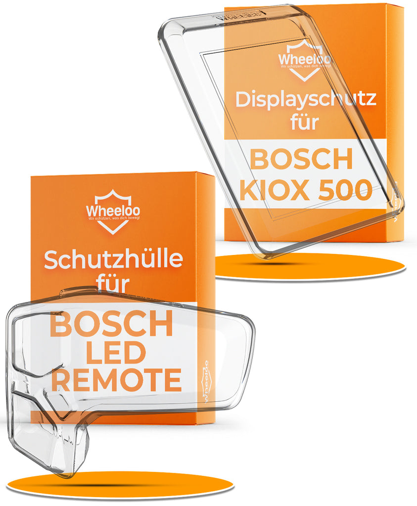 2er Set Transparente Schutzhüllen für Bosch LED Remote & Kiox 500