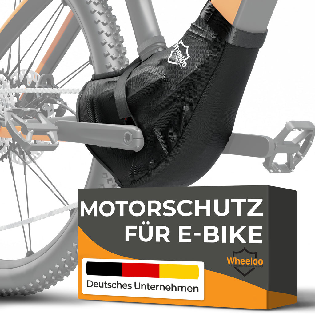 Ebike Motor Schutzhülle aus Nylon I für schräge Motoren I Fahrradträger Transportschutz