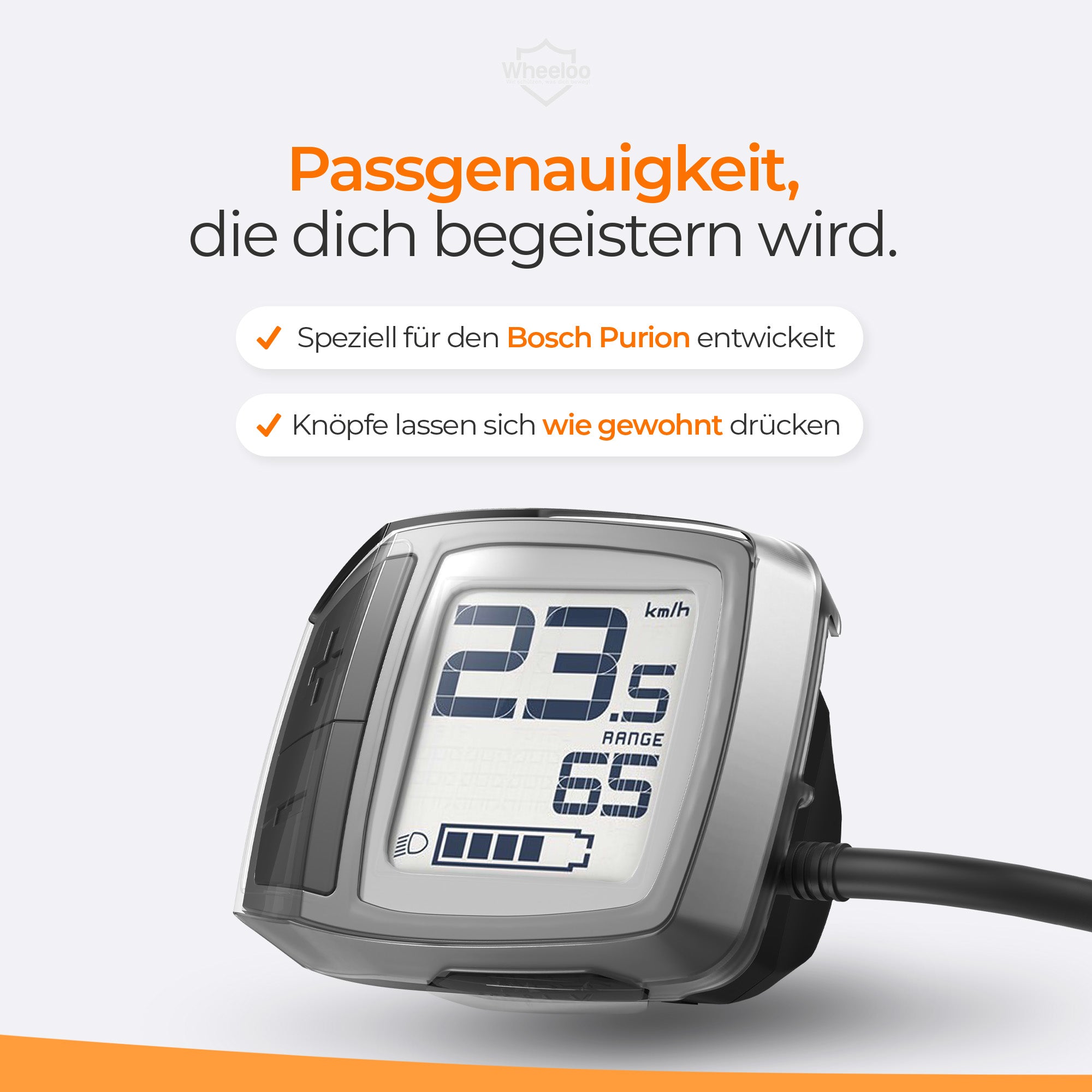 schutzhülle für bosch purion e bike display Transparente Schutzhülle für Bosch Purion