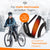 B-Ware I E-Bike Akku Schutzhülle I Ebike Schutz für mehr Reichweite I universale Passform I Fahrrad Abdeckung für integrierte E bike Akkus