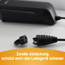 Laden Sie das Bild in den Galerie-Viewer, Kontaktschutz Abdeckung für Bosch E-Bike 1. Generation I zum E-Bike Transport I 2er Set schwarz