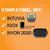 B-Ware I WHEELOO Ebike Ladekabel WAHLWEISE für Iphone oder USB C I 40 cm I für Bosch Intuvia, Kiox, Nyon (groß) E-Bike Display I Micro USB auf Lightning oder USBC I OTG Funktion