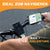 B-Ware I WHEELOO Ebike Ladekabel WAHLWEISE für Iphone oder USB C I 40 cm I für Bosch Intuvia, Kiox, Nyon (groß) E-Bike Display I Micro USB auf Lightning oder USBC I OTG Funktion