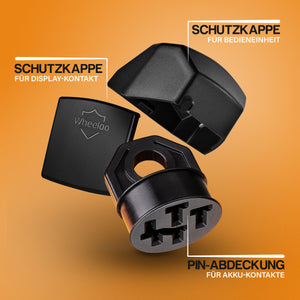 B-Ware I Kontaktschutz 3er Set für Bosch Intuvia + Nyon Fahrradcomputer  I Pin Abdeckung I E-Bike Schutzhüllen Set zum Schutz der Pins an Akku, Display und Bedieneinheit I Fahrradzubehör