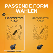 Laden Sie das Bild in den Galerie-Viewer, Ebike Motor Schutzhülle aus Neopren I für waagerechte Motoren I Fahrradträger Transportschutz