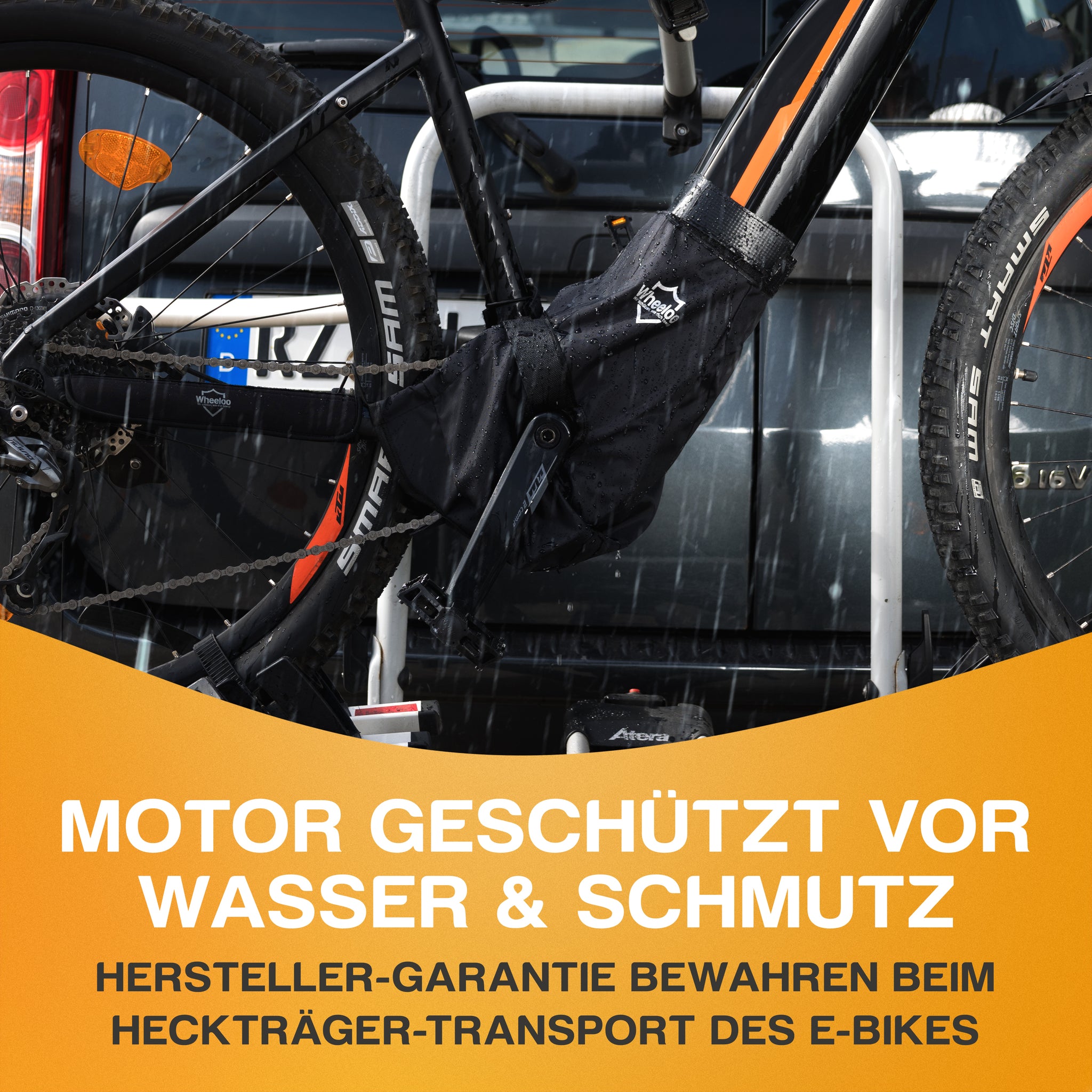 WHEELOO Transportschutz Set für Fahrrad & Ebike 3 teilig I Fahrradträg –  Wheeloo-Shop