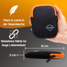 Laden Sie das Bild in den Galerie-Viewer, Schutzhülle für Bosch Nyon 2 I Displayschutz Tasche aus Neopren I Transportschutz für Bosch Ebike Display I Schutztasche mit Karabiner