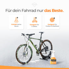 Laden Sie das Bild in den Galerie-Viewer, 1L Fahrradreiniger für alle Oberflächen &amp; Fahrräder I Made in Germany