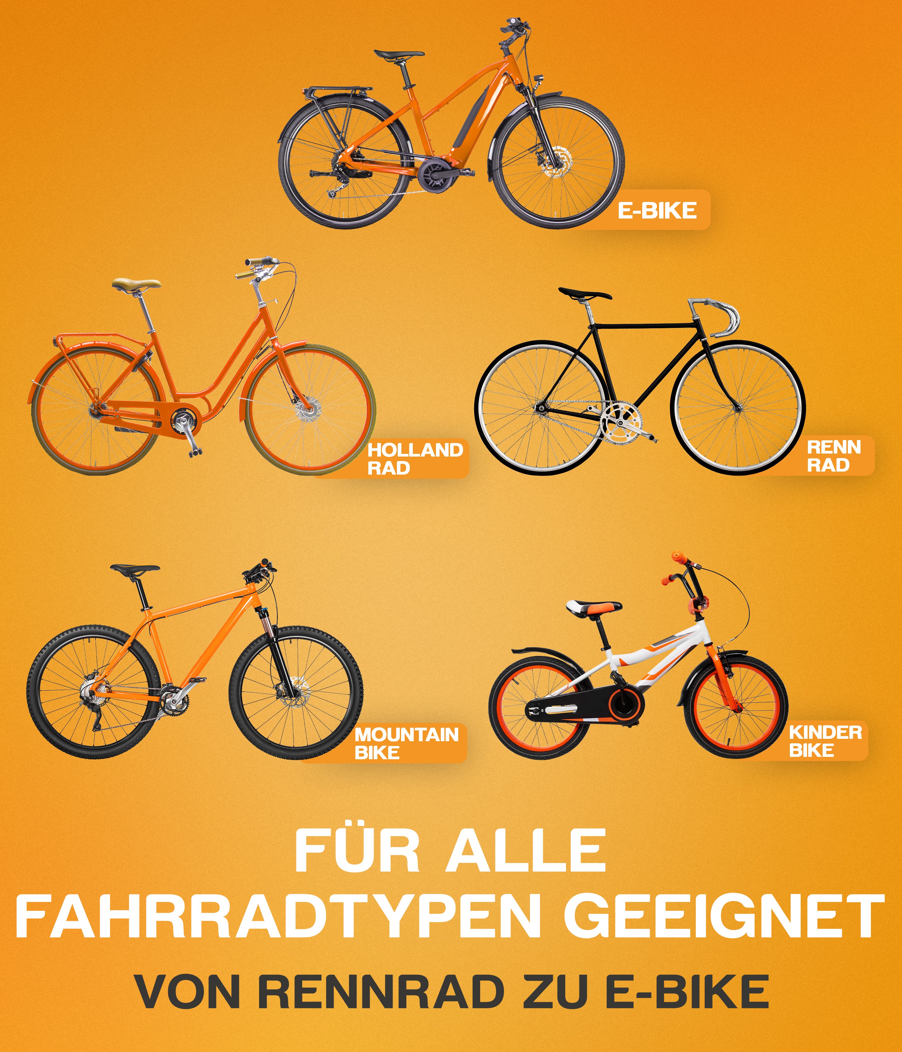 Zimoer Fahrrad Rahmenschutz Fahrradträger Transportschutz Neopren Schwarz  Fahrradrahmen Schutz 3-teiliges Set Klettband Fahrrad Schutz vor Kratzern