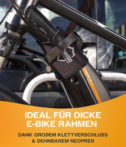 WHEELOO Transportschutz Set für Fahrrad & Ebike 3 teilig I Fahrradträger Rahmenschutz universal passend I Fahrradbefestigung bei Thule, Westfalia etc.