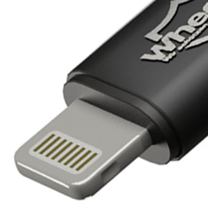 B-Ware I WHEELOO Ebike Ladekabel WAHLWEISE für Iphone oder USB C I 40 cm I für Bosch Intuvia, Kiox, Nyon (groß) E-Bike Display I Micro USB auf Lightning oder USBC I OTG Funktion