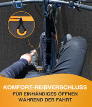 Laden Sie das Bild in den Galerie-Viewer, WHEELOO Fahrrad Rahmentasche 4L wasserdicht für Oberrohr I 2 Fächer I 330g I Lackschonende Montage I Akkutasche für E-Bike, Rennrad, Mountainbike Rahm